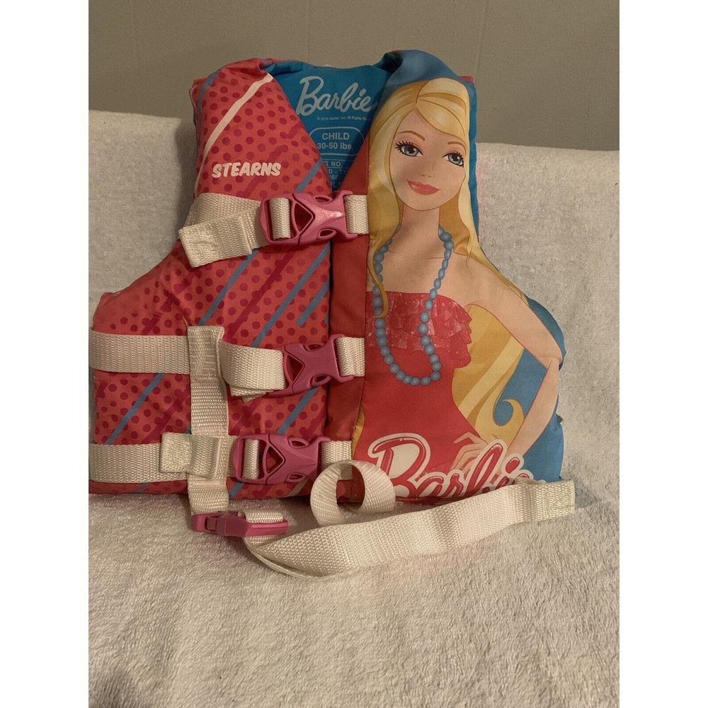 Stearns Children's Barbie Flotation Aid Ski Vest for Child 30 - 50 lbs, 2010